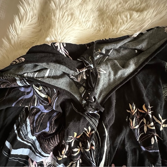 FREE PEOPLE Clear Skies Cold Shoulder Black Short Dress - Picture 4 of 7